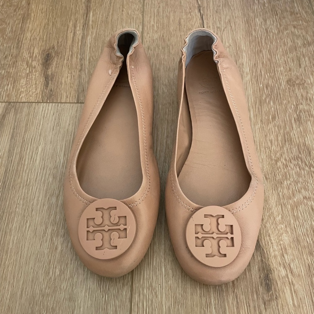 Tory Burch leather Minnie flats
